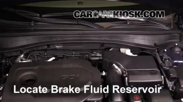 2016 Kia Optima EX 2.4L 4 Cyl. Brake Fluid Check Fluid Level